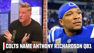 Pat McAfee reacts to Anthony Richardson back at QB1 👀 RALLY amp MOVE ON  The Pat McAfee Show [upl. by Edecrem]