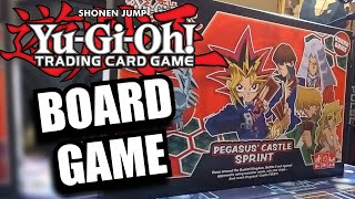 They made a YuGiOh BOARD GAME  Pegasus Castle Sprint Board Game [upl. by Naima]