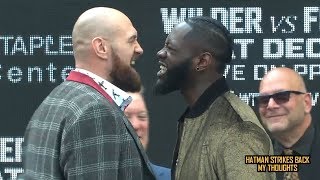 DEONTAY WILDER VS TYSON FURY  FACE OFF  NEW YORK PRESS CONFERENCE REACTION [upl. by Manville]