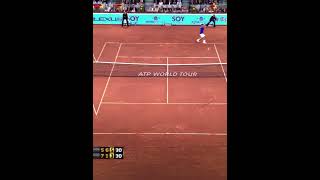 Nadal vs Federer 😮💨 [upl. by Etnaik]