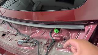 Porsche Taycan rear Spoiler removal [upl. by Kalk41]