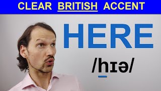 How to pronounce here in a British Accent [upl. by Aiyt]