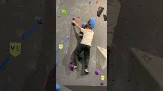 Very quick climb on a new slab boulder bouldering climbing [upl. by Lebezej]