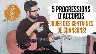 5 Progressions dAccords pour Improviser et Composer des Chansons  Cours de Guitare [upl. by Lhok]