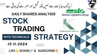 Shares Analysis  SLGL  KOSM  technical psx trading kse100 viralvideo finance stockmarket [upl. by Daphne487]