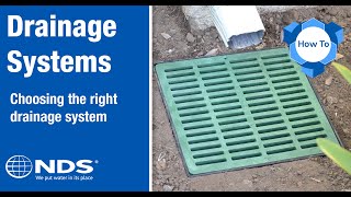 How to Choose the Right Landscape Drainage System for Stormwater Runoff  NDS Yard Drainage Systems [upl. by Asirak59]