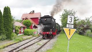 Museumsbahn AmstettenGerstetten mit der 064 5184 inkl Hagelsturm [upl. by Miller]