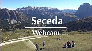 Webcam Seceda – Atemberaubender Panoramablick auf Dolomiten [upl. by Leeth]