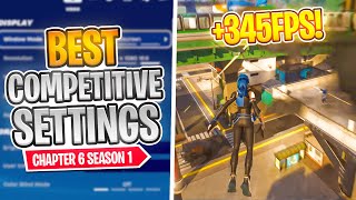 The BEST Competitive Settings in Fortnite Chapter 6 ✅ FPS BOOST amp Less Input Delay [upl. by Ylloj]