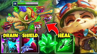 This build makes Teemo INVINCIBLE UNLIMITED HEALSHIELD [upl. by Caryn]