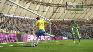 BINHO HUMILHA E ENTRA COM BOLA E TUDO DENTRO DO GOL  PES 2018  RUMO AO ESTRELATO 105 [upl. by Yrtneg]