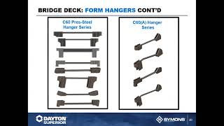 Exploring Bridge Decks  Webinar Training by Dayton Superior [upl. by Gilletta]