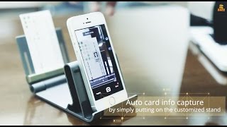 Zazz Worldcard Mobile Smartphone Business Card Scanner [upl. by Edelsten]