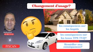 Changement d’usage d’un bien [upl. by Launamme]