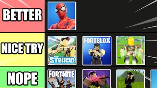 Fortnite Knockoffs On Roblox Tier List [upl. by Llegna]