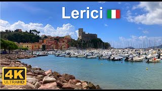 Lerici Italy  Liguria  4K Drone Footage and Walking Tour italy cinqueterreitaly lerici [upl. by Akemed]