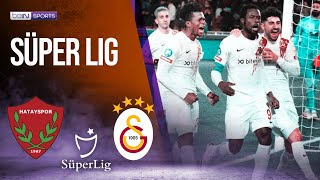 Hatayspor vs Galatasaray  SÜPER LIG HIGHLIGHTS  01162022  beIN SPORTS USA [upl. by Arni]