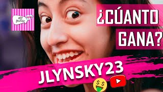 ¿CUANTO GANA JLYNSKY23 EN YOUTUBE  ¿CUANTO GANAN LOS YOUTUBERS  JLYNSKY23 [upl. by Charbonneau]