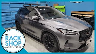 20192024 Infiniti QX50 Yakima JetStream SightLine Roof Rack  The Rack Shop  Austin TX [upl. by Ettenrahs]