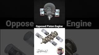 Opposed  Piston Diesel engine working animation automobile gear piston engineering mechanical [upl. by Radec]