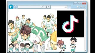 tiktok exposed  aoba Johsai  pt1 haikyuu text [upl. by Audras]