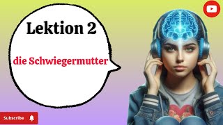 Learning German with vocabulary lektion 2 [upl. by Car]