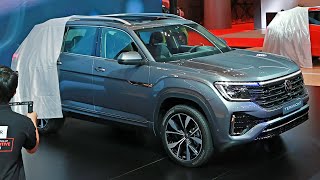 New 2024 Volkswagen Teramont RLine Facelift REVEAL at GIMS Qatar [upl. by Suehtomit]