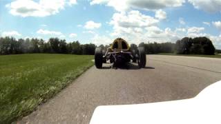 VSCDA Formula Vee race Grattan MI very intense battle for 1st [upl. by Ecyarg]