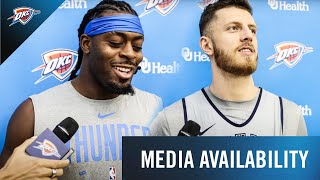 Dort  Hartenstein on Defense and Training Camp  Media Availability  October 3 2024  OKC Thunder [upl. by Urbai669]