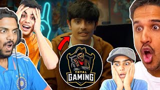 All YouTubers REACTION On AJJUBHAI FACE REVEAL 😍😍😍 Total Gaming Face Reveal [upl. by Gelya148]