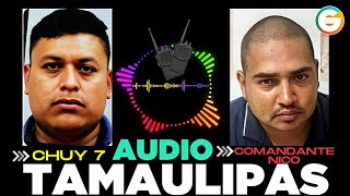 AUDIO de El “Chuy 7” y el quotComandante Nicoquot de los ZVE Tamaulipas [upl. by Eniamret241]