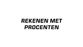 43 Rekenen met procenten [upl. by Monda]