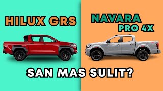 TOYOTA HILUX GRS vs NISSAN NAVARA PRO 4X [upl. by Trueman]