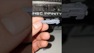 Halo infinite unsc infinity flag ship with scort frigates 3D printed are they to scale  unsc [upl. by Fonville873]