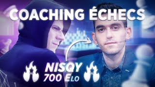 Coaching échecs avec Nisqy  600 Elo [upl. by Eanyl]