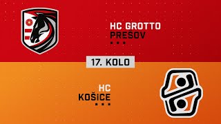 17kolo HC Grotto Prešov  HC Košice HIGHLIGHTS [upl. by Neved628]