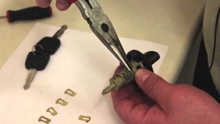 Recoding a new ignition lock cylinder [upl. by Anaitak]