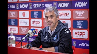 Il Post Match  Mister Lopez dopo Triestina  AlbinoLeffe 11 [upl. by Ydde]