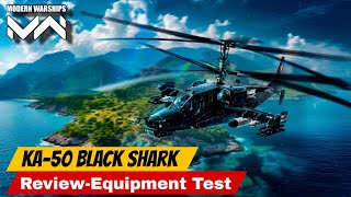 New Legendary Ka50 Black Shark Helicopter ReviewDamage Test 9000 Artcoin modernwarships [upl. by Erised]