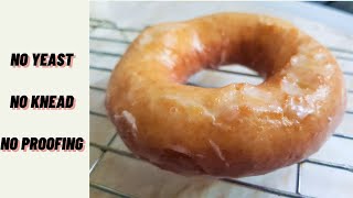 No Yeast Donuts Recipe  Fluffy 5 Min Donuts [upl. by Sitoel]