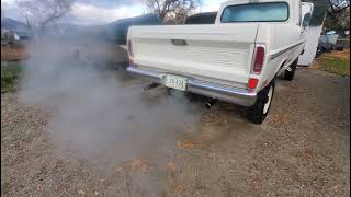 Cold Start Video of a 1969 Ford F250 460ci 37 degree [upl. by Sadella589]