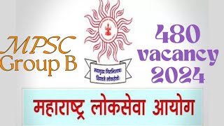 MPSC Group Bharti 2024  MPSC Combine group B 2024  MPSC 2024  MPSC bharti 2024 [upl. by Drawyeh485]