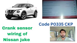 Crankshaft position sensor light on in Nissan juke wiring CKP sensor of Nissan juke [upl. by Eidnahs]