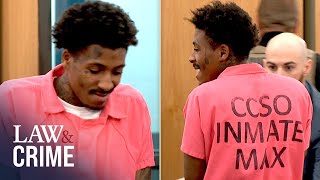 NBA Youngboy Smiles Before Waiving Right to Preliminary Hearing in Prescription Fraud Case [upl. by Conchita699]