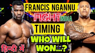 Francis😱ngannu vs Renan🥶Ferreira  INDIAN DATE amp TIMINGS  Can francis ngannu🔥become PFL Champion 🏆 [upl. by Euqinotna]