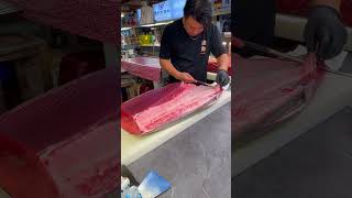 3000 Otoro Trimmed to Perfection 😍🐟 LuxurySushi OtoroCutting FineDining [upl. by Nekal]