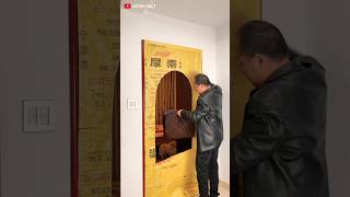 New Automatic Curtain 🤯Carriage House wooden artist ll cartoon shortvideo [upl. by Nnyliak]