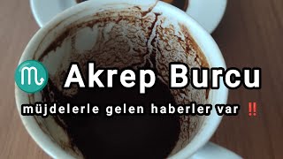 ♏ Akrep Burcu müjdelerle gelen haberler var ‼️ [upl. by Thadeus]