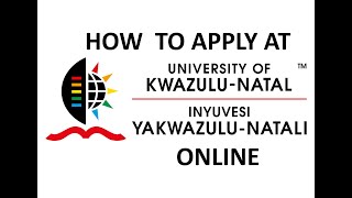 HOW TO APPLY AT UNIVERSITY OF KWAZULU NATAL UKZN🎓 ONLINE 2021 VIA CAO [upl. by Settera428]