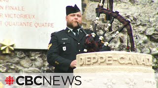 Dieppe raid 80th anniversary tribute  CBC News special [upl. by Nywled]